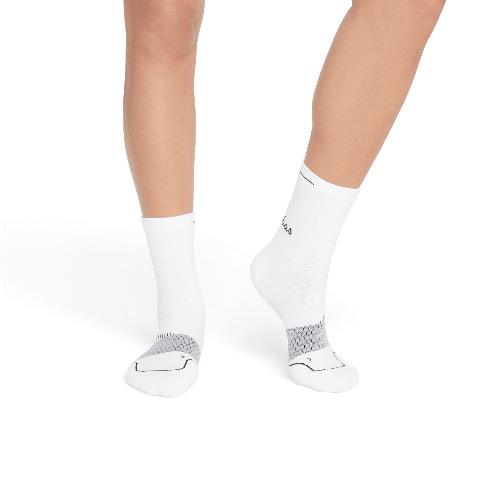 Running Half Calf - White - WO1 [8721]