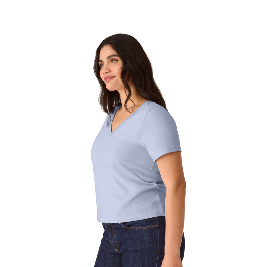 Women's Pima Cotton V-Neck T-Shirt - Daily Layer