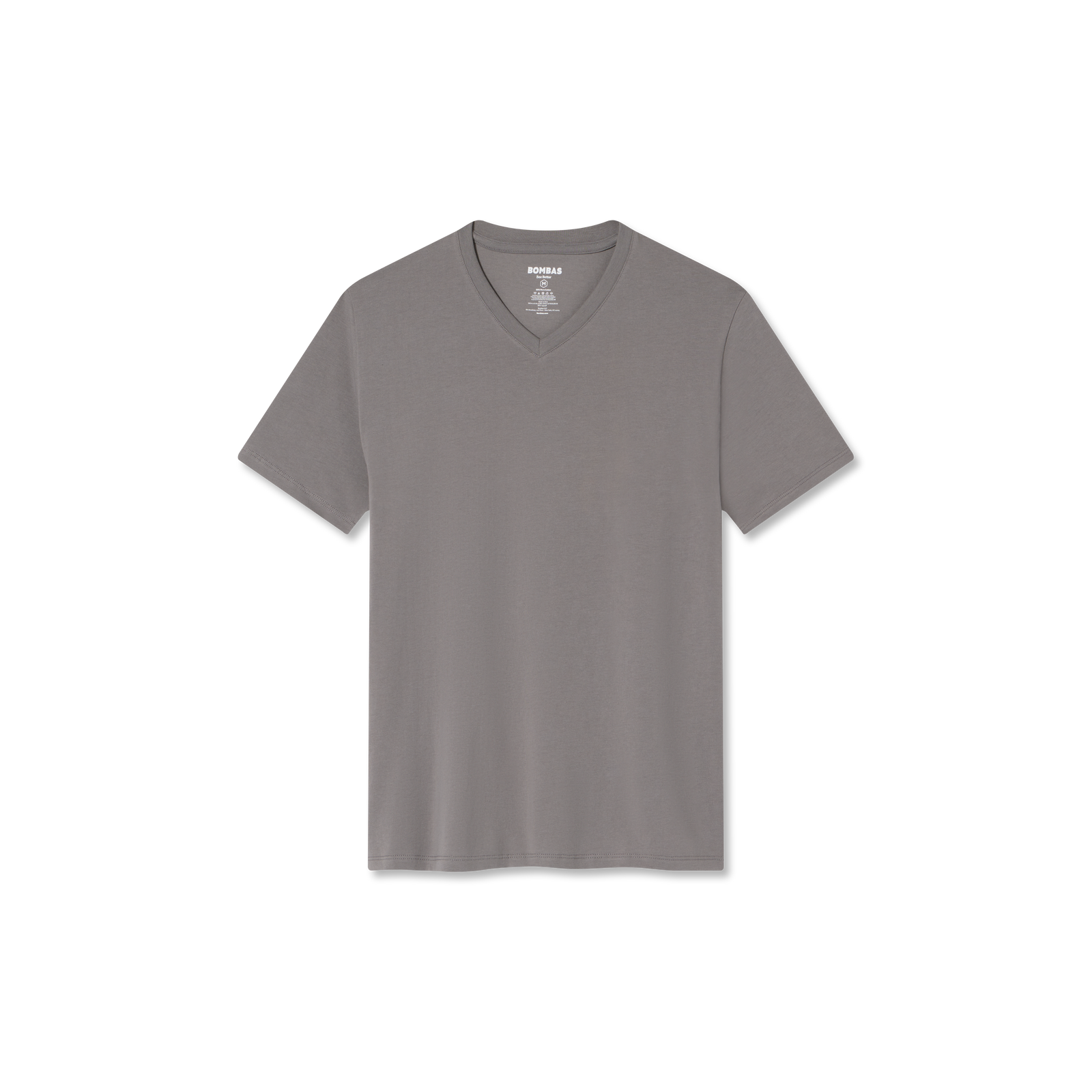 Men's Classic Fit Pima Cotton V-Neck T-Shirt - Boulder L [8758]