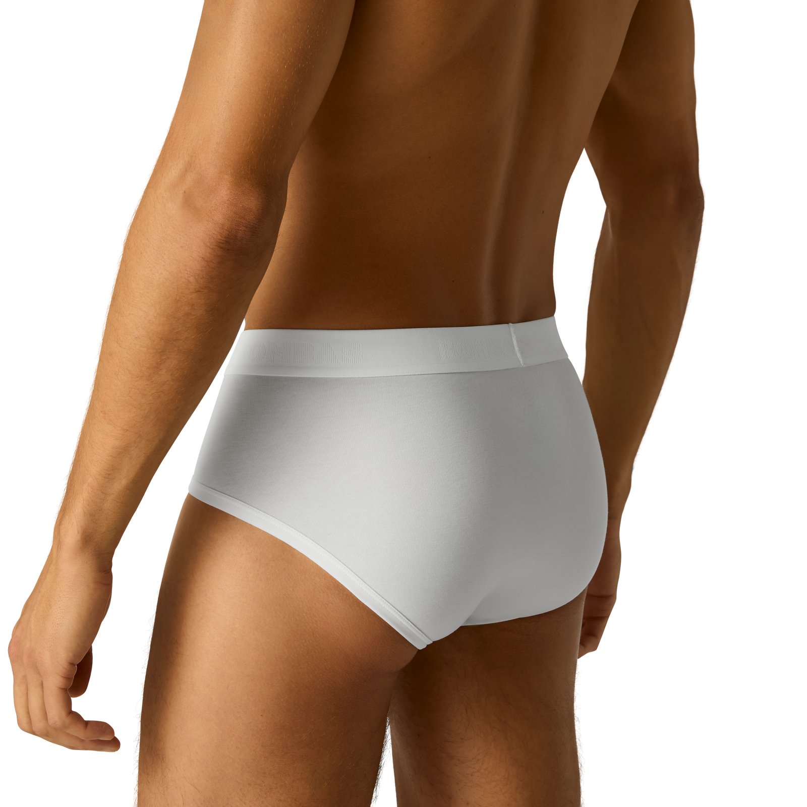 Cotton Modal Blend Brief - White MO3 [8817]