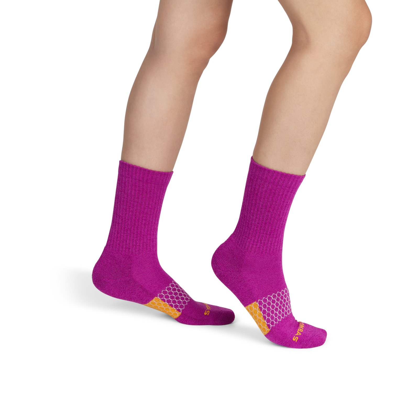 Marl Half Calf Socks - Grape Jam / Vivid Magenta WO1 [8860]