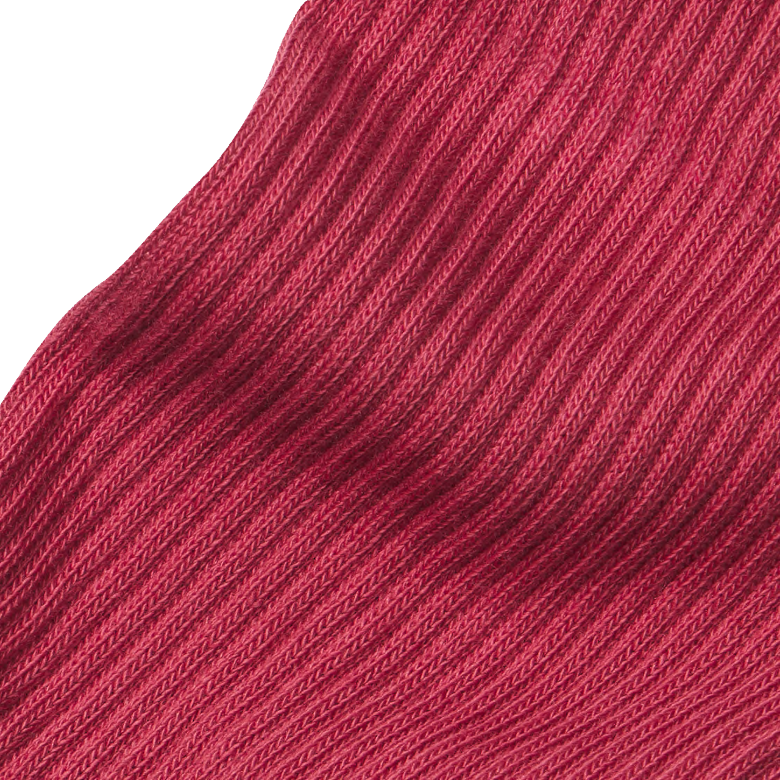 Modern Rib Half Calf Socks - Cinnabar Detail [8861]