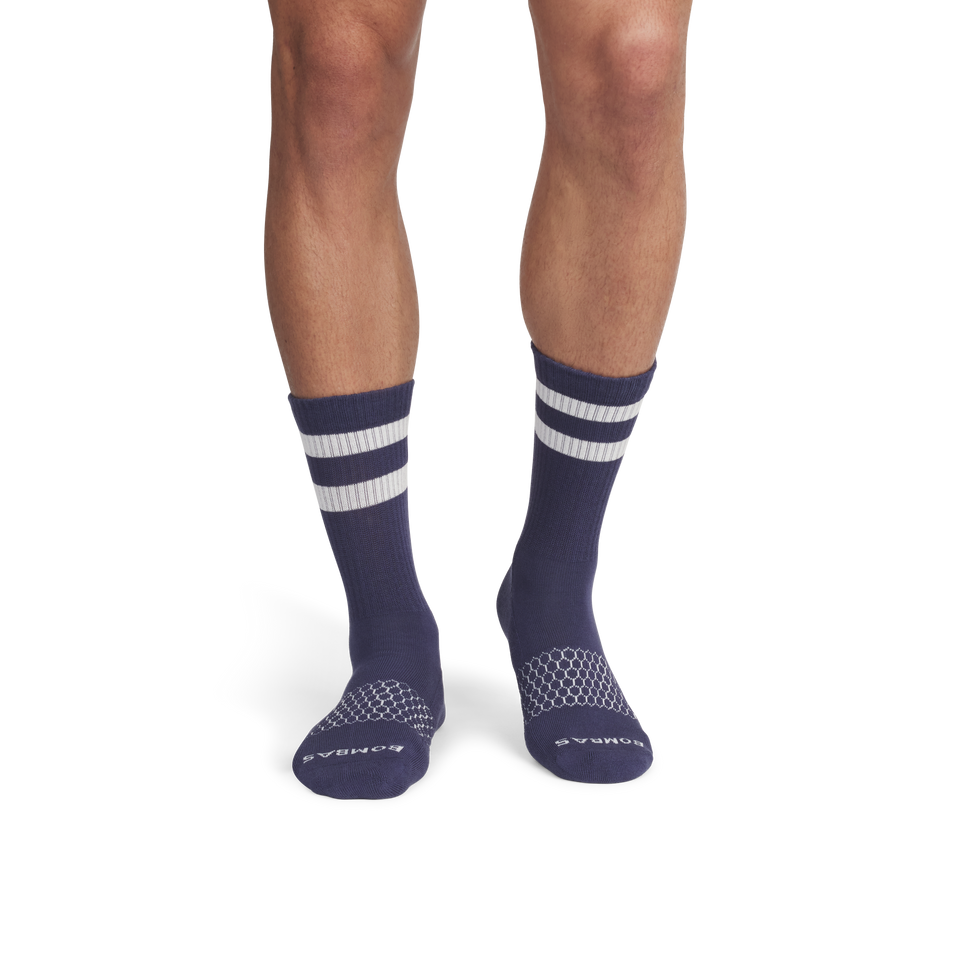 Vintage Stripes Half Calf - Navy Dusk MO1 [8889]
