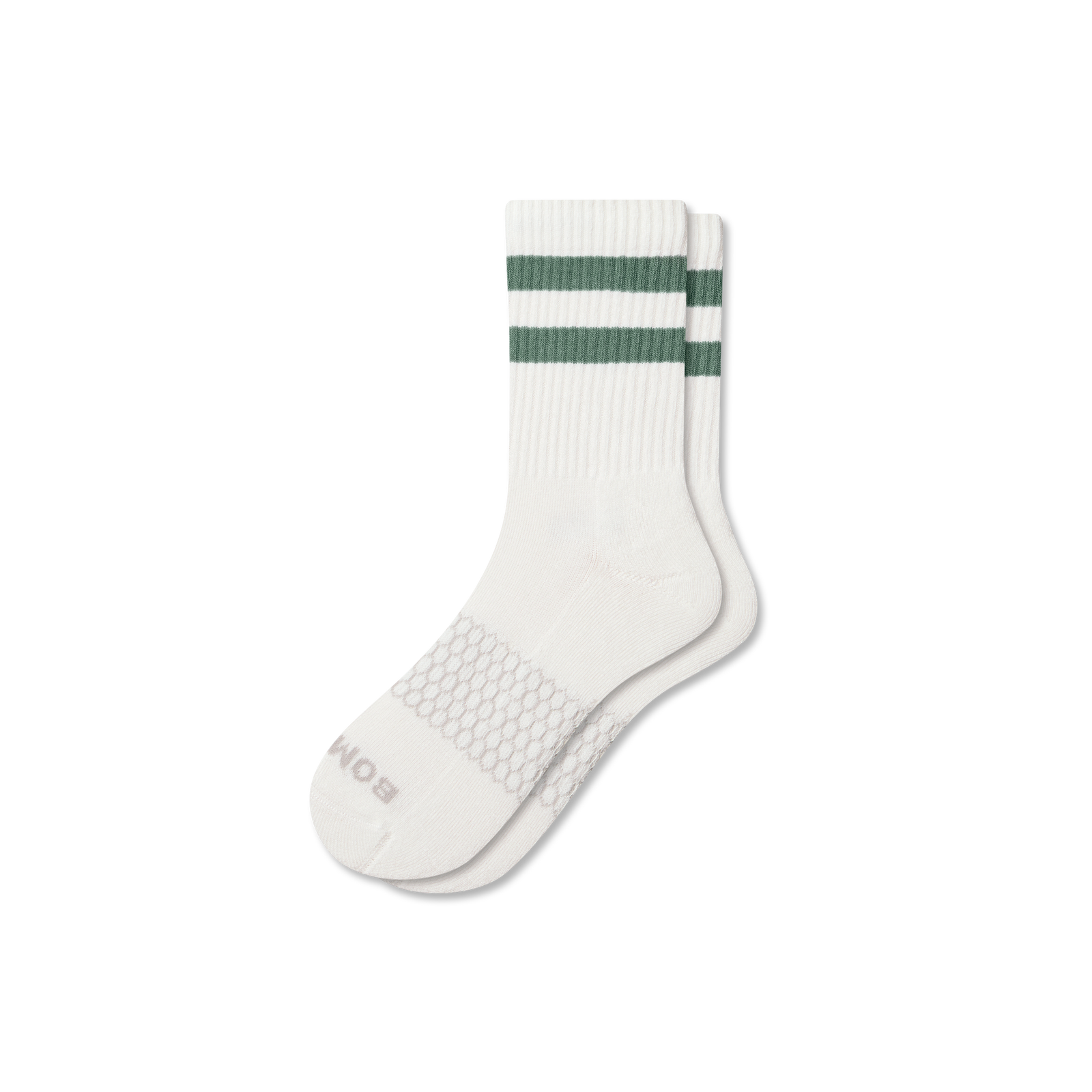 Women's Vintage Stripes Half Calf Socks - easy sage L [8889]