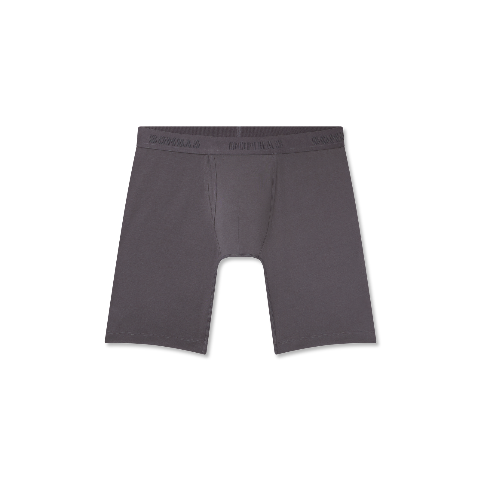 Men's Cotton Modal Blend Long Boxer Brief - Dusty Steel L [8969]