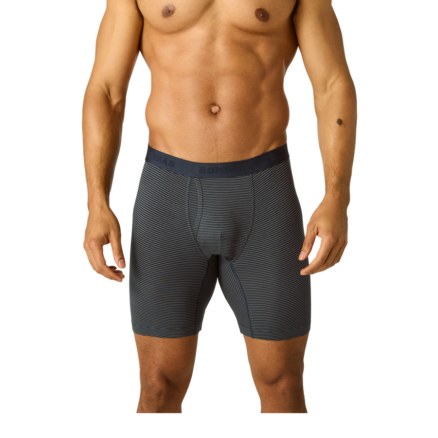 Men's Cotton Modal Blend Long Boxer Brief 8" - Daily Fit Base