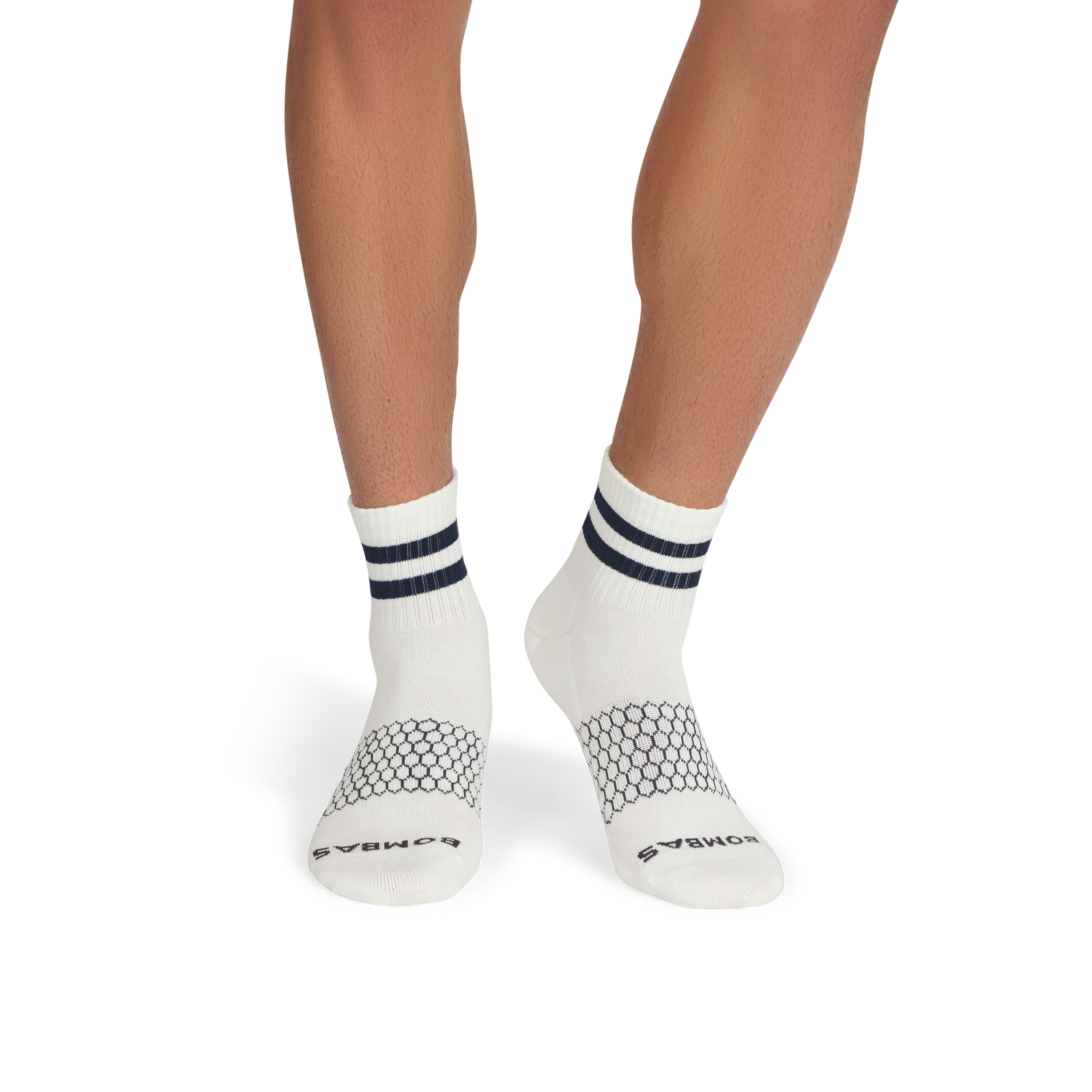 Quarter Socks - soft white navy MO1 [9006]
