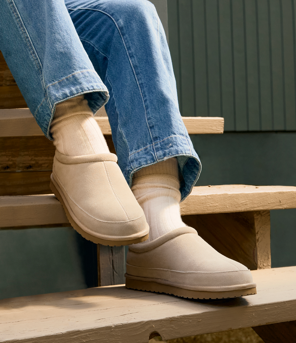 Women's Saturday Suede Slip-On - taupe {LIFESTYLE] [9054]