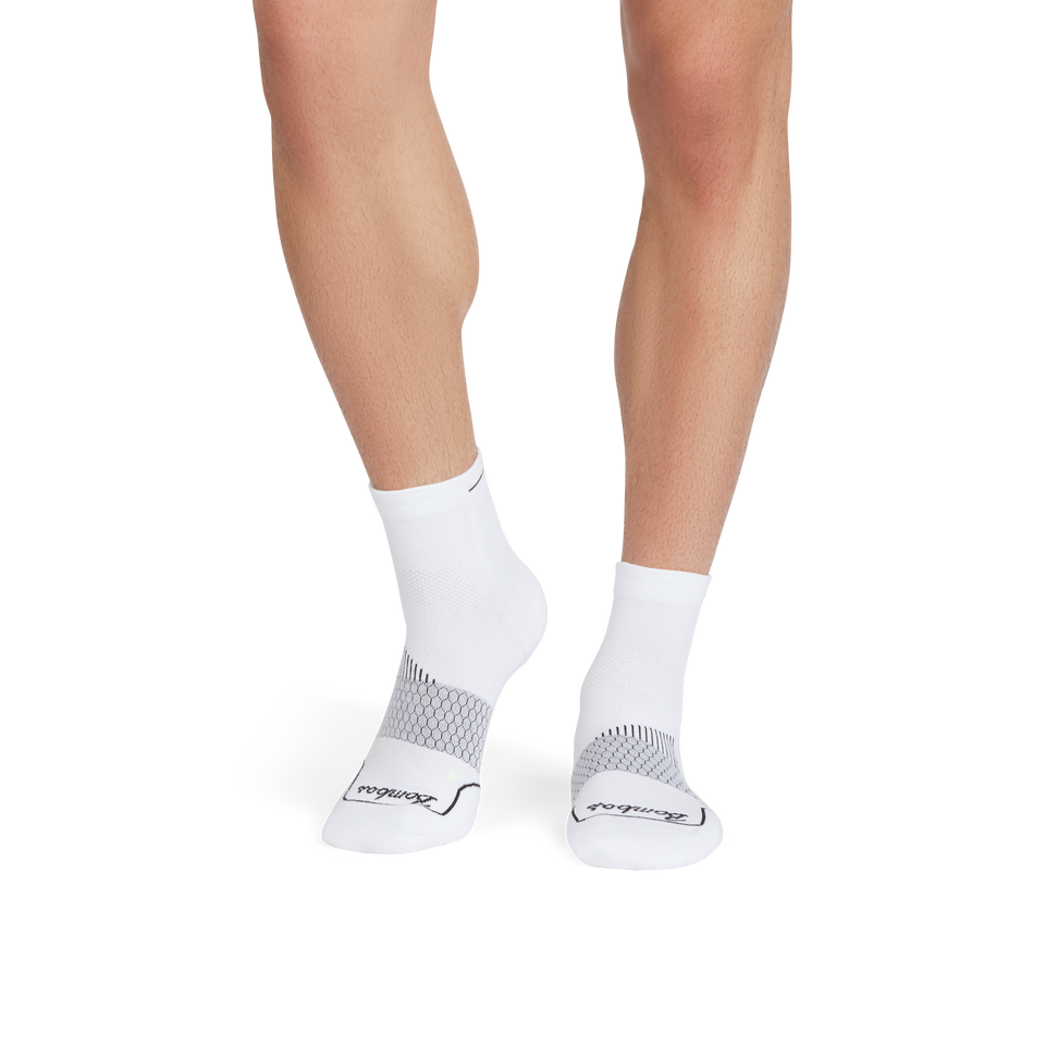 Running Quarter Socks - White MO1 [9270] [2025]