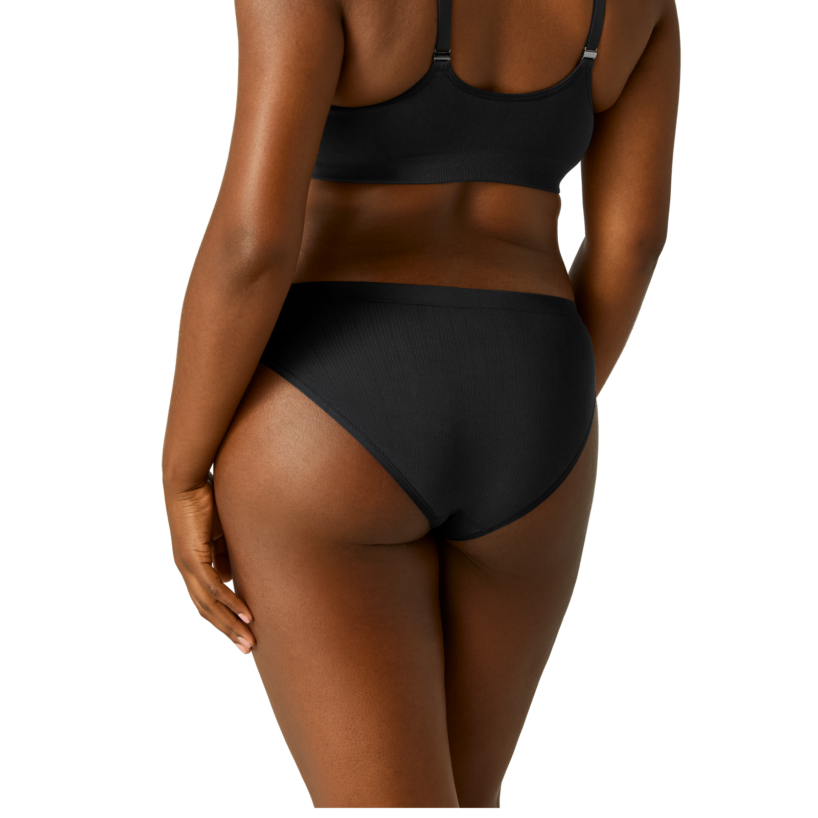 Women's Seamless Bikini - Black WO2 [9337]