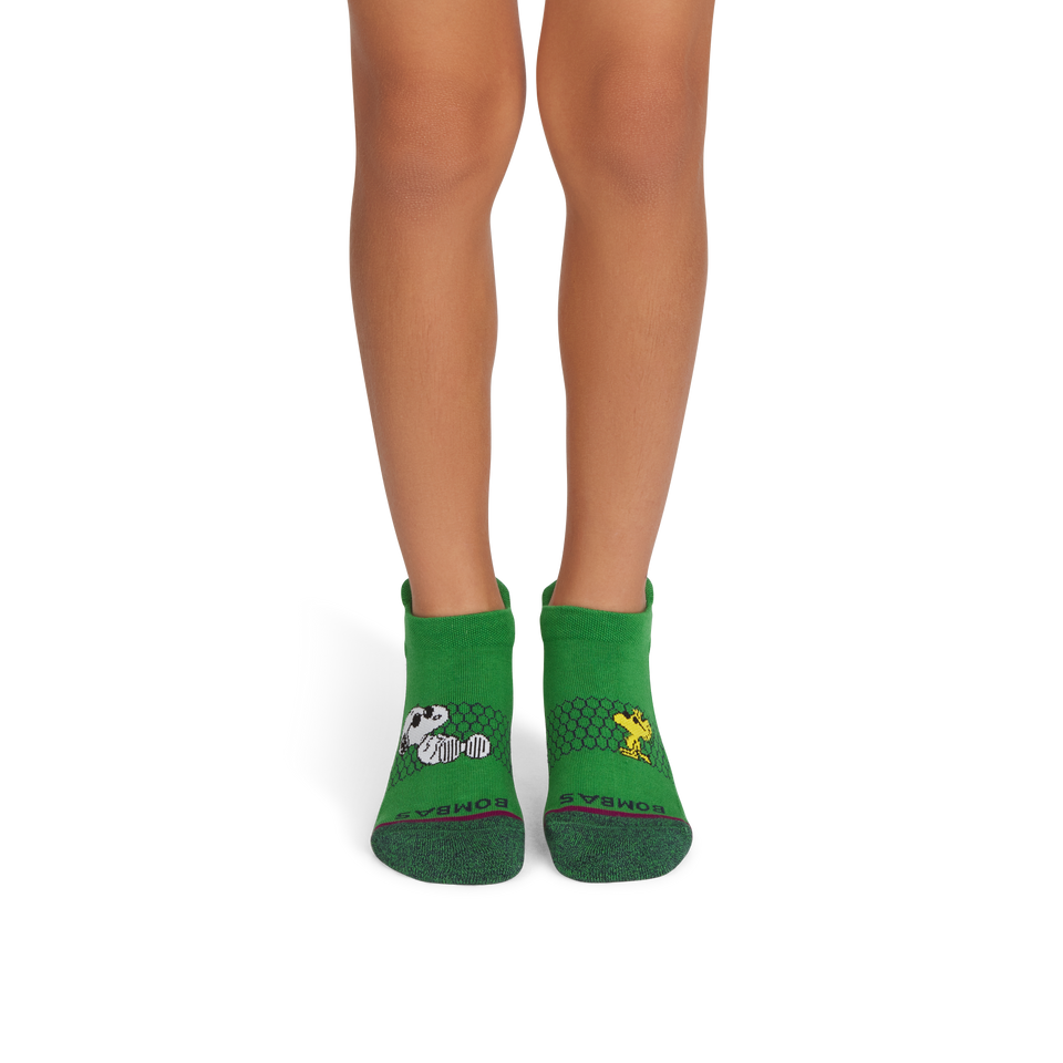 Ankle Socks Sunglass Snoopy - lush green YO1 [9629]