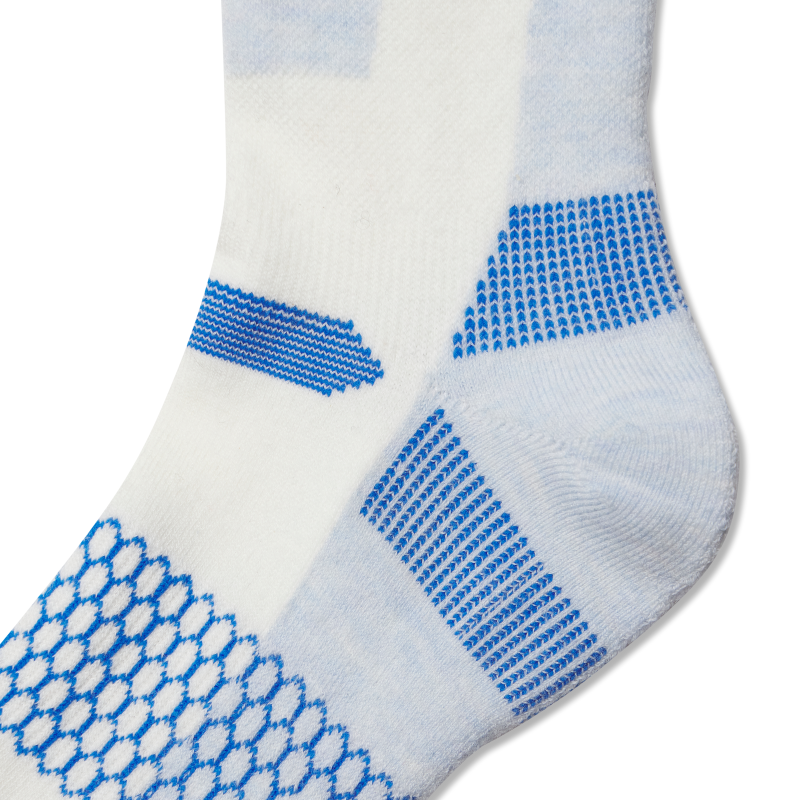 Mid-Cushion Merino Wool Ski & Snowboard Socks - blue whisper Detail [9714]