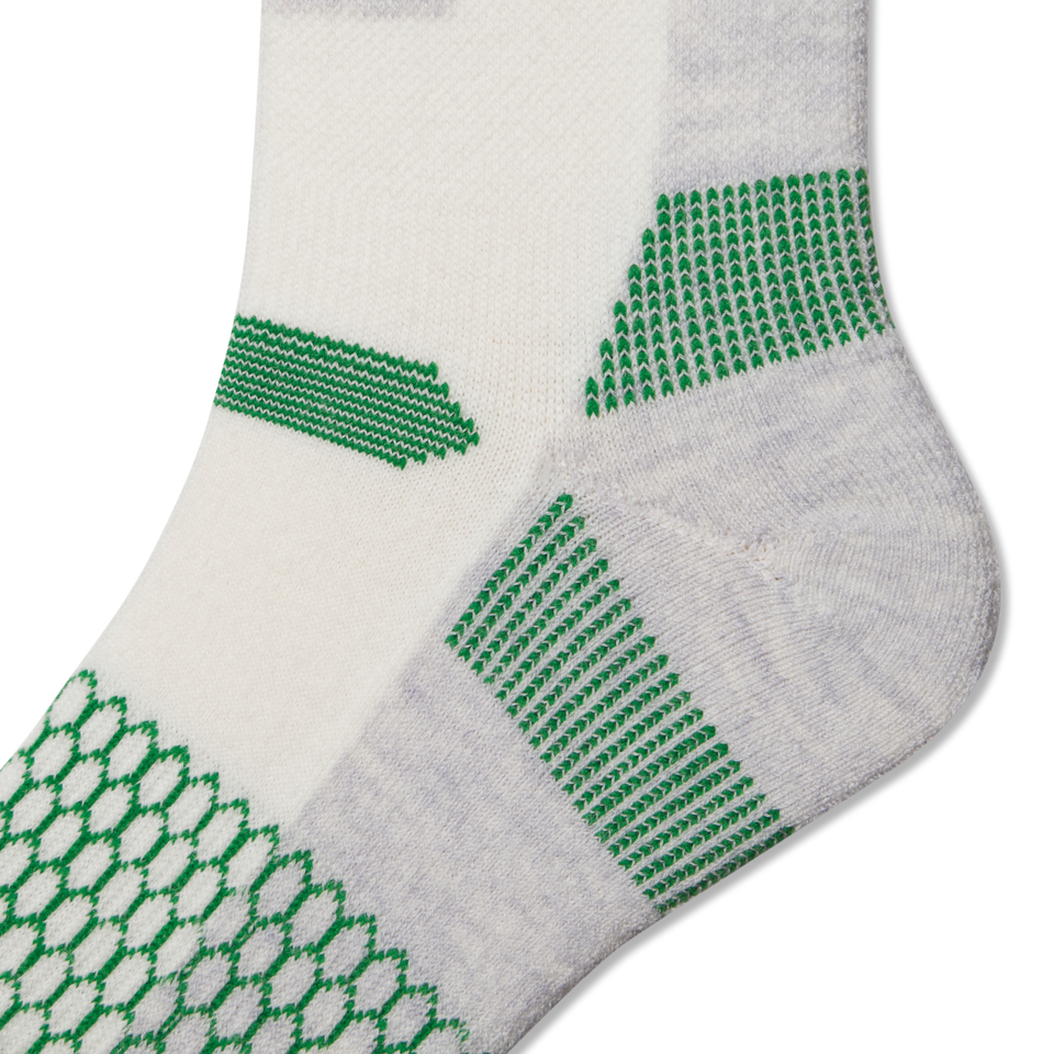Mid-Cushion Merino Wool Ski & Snowboard Socks - feather grey Detail [9714]