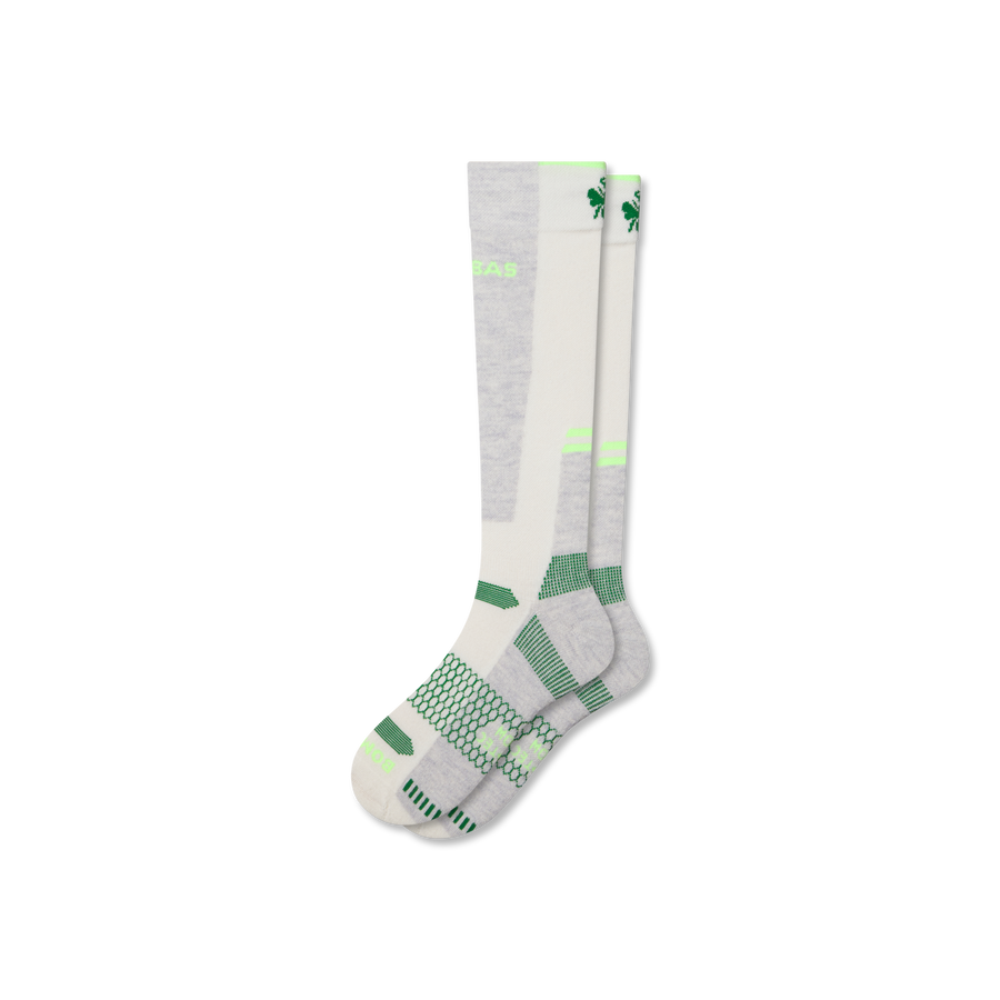 Men's Mid-Cushion Merino Wool Blend Ski & Snowboard Socks - Steady Trail Comfort