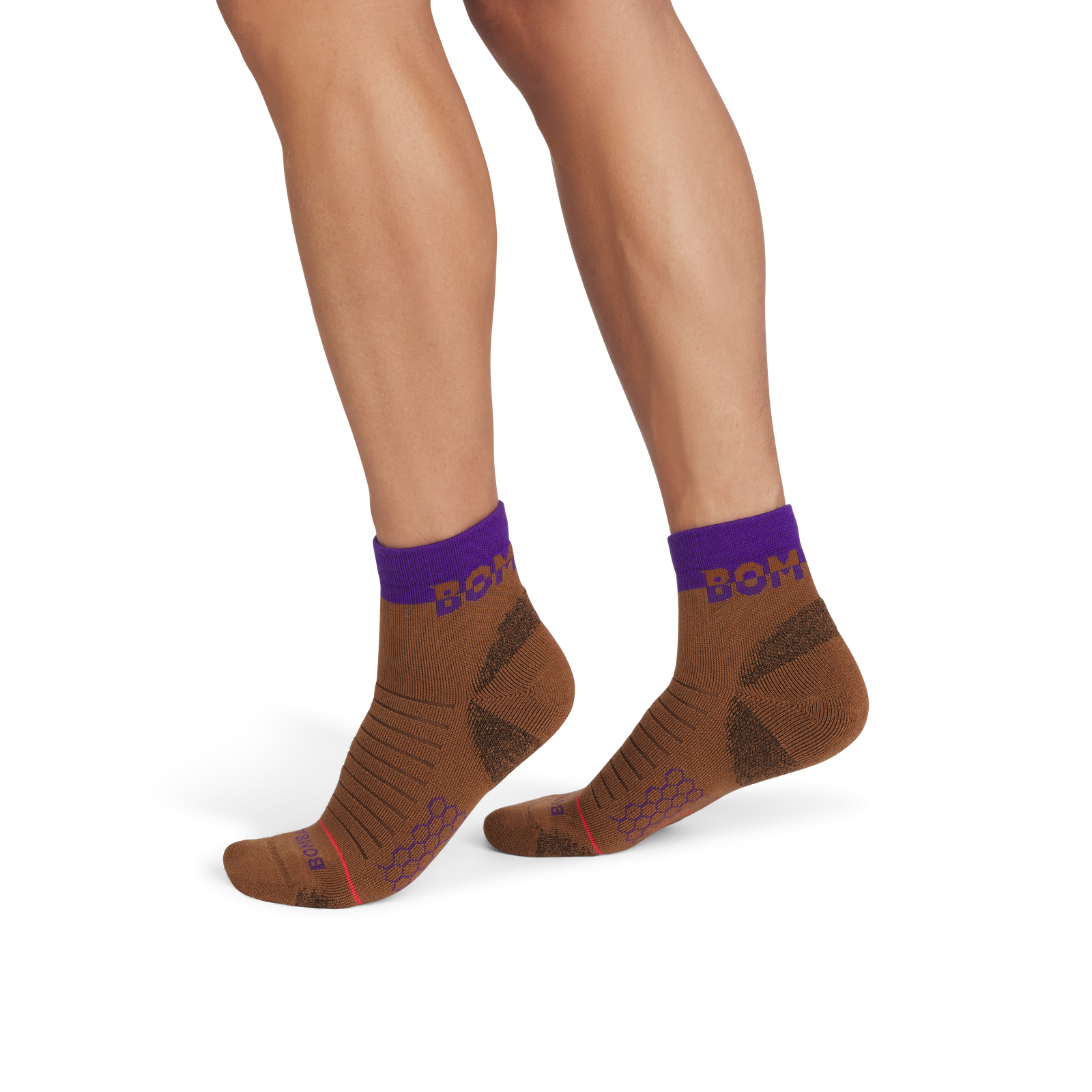 Merino Wool Blend Hiking Quarter Socks - dusted cocoa MO1 [9718]