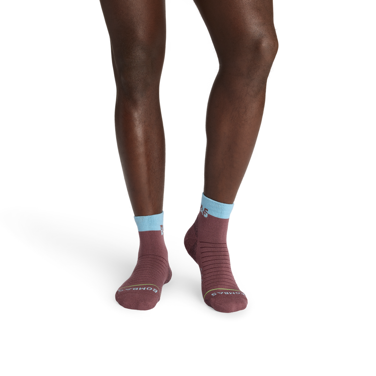 Merino Wool Blend Hiking Quarter Socks - blue plum MO1 [9718]