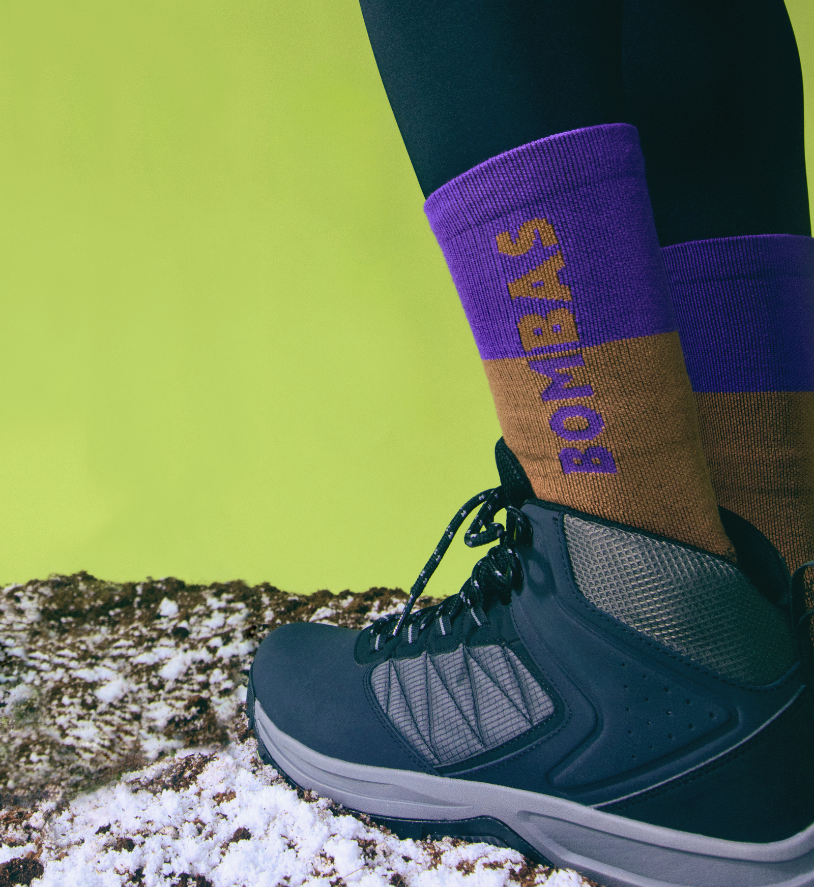 Merino Wool Blend Hiking Calf Socks - Dusted Cocoa [LIFESTYLE] [9719]