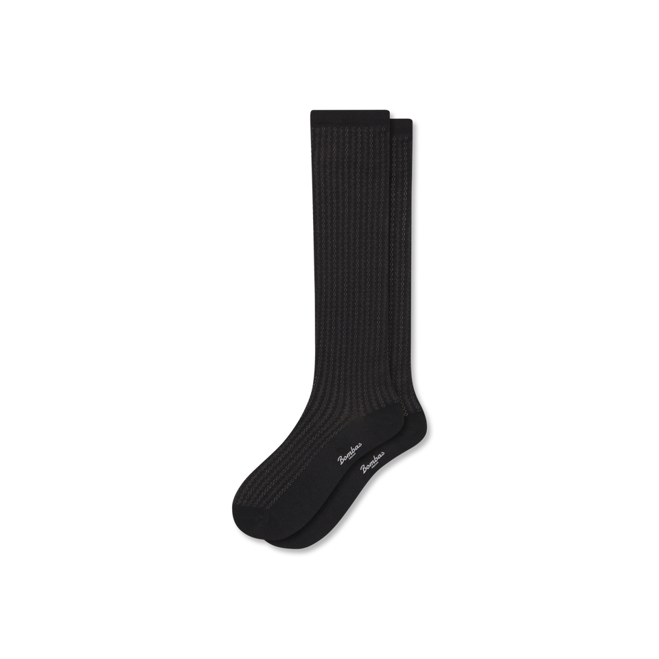 Lightweight Knee High - Black L [9729]