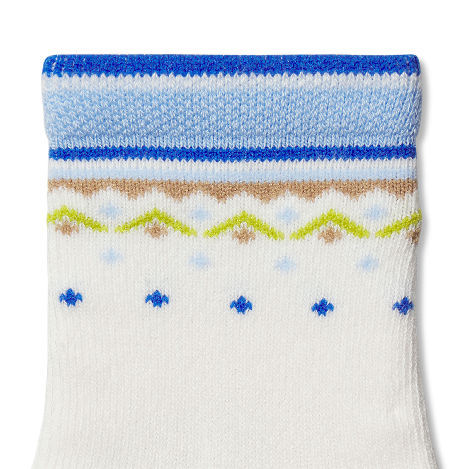 Toddler Lightweight Calf Socks - soft white Detail [9734]