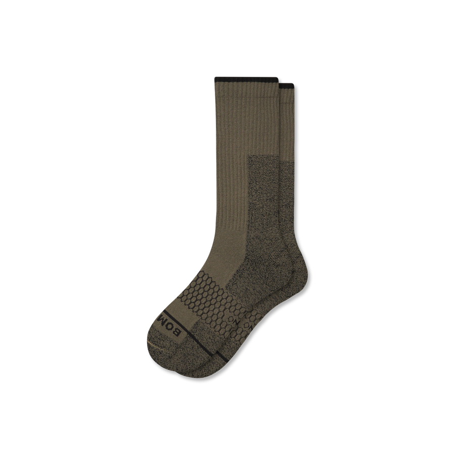 Women's Ultra Strong Merino Blend Calf Socks - Modern Travel Cushion