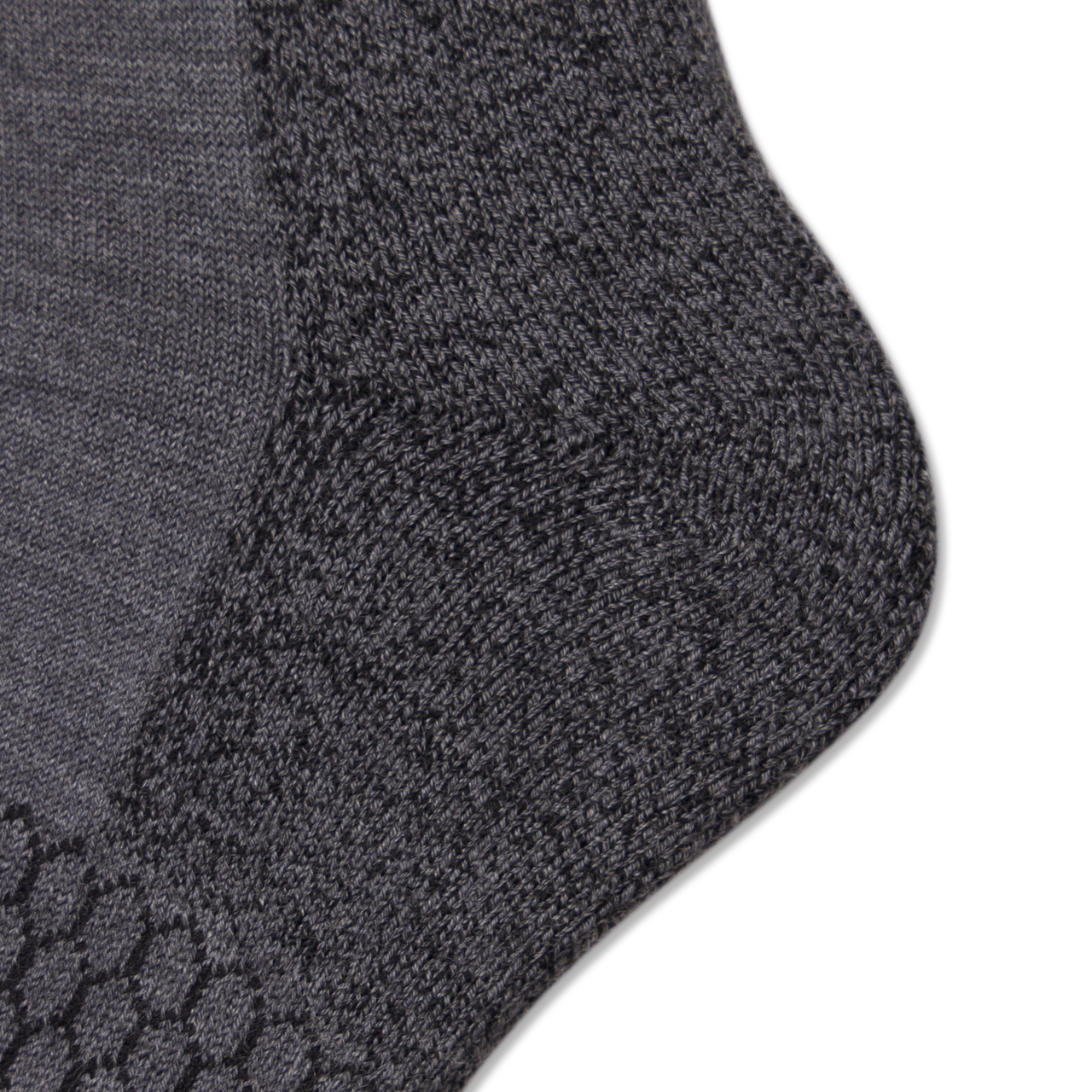 Ultra Strong Merino Blend Calf Socks - Storm Sky Heather Detail [9809]