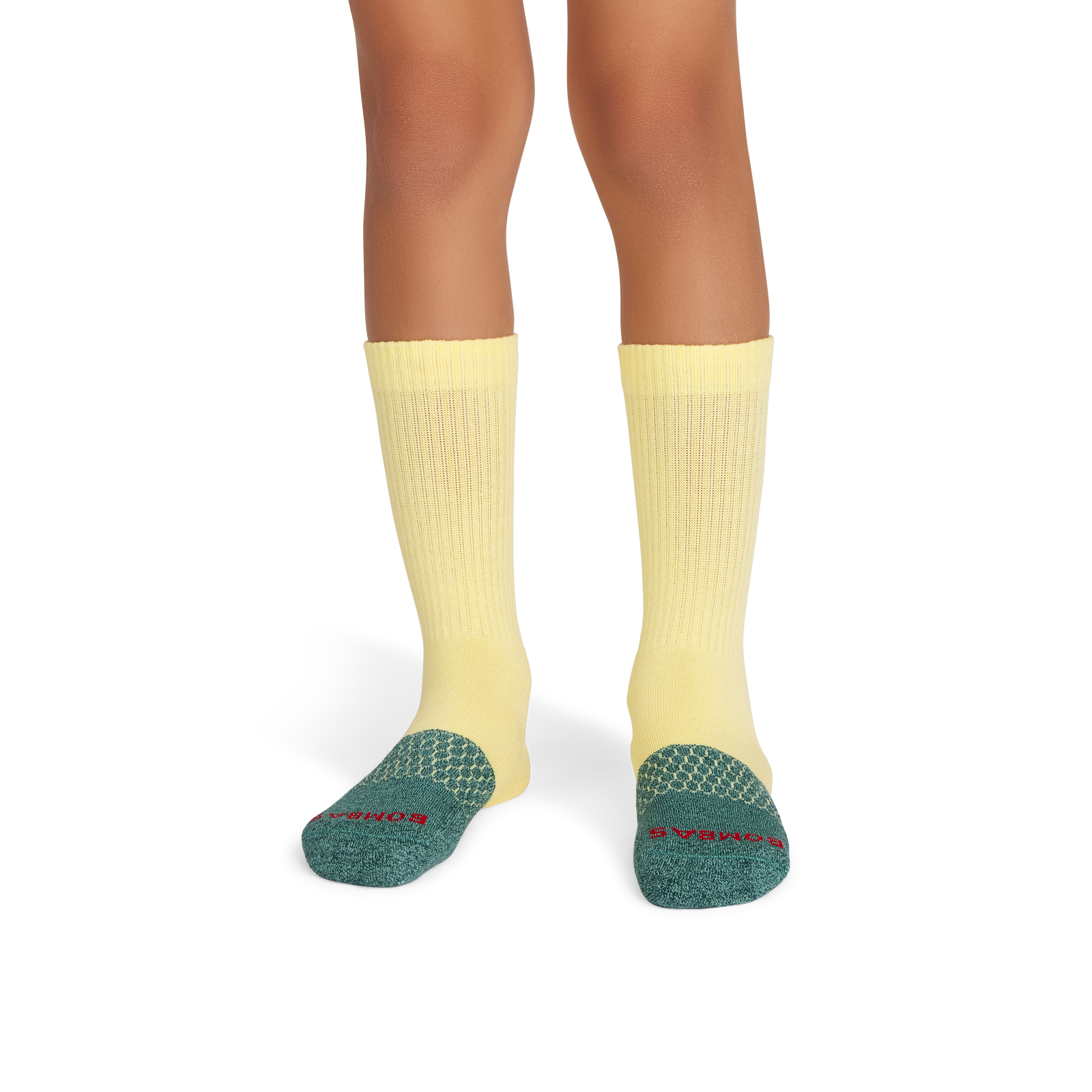 Calf Socks - celadon pale yellow YO1 [9817]