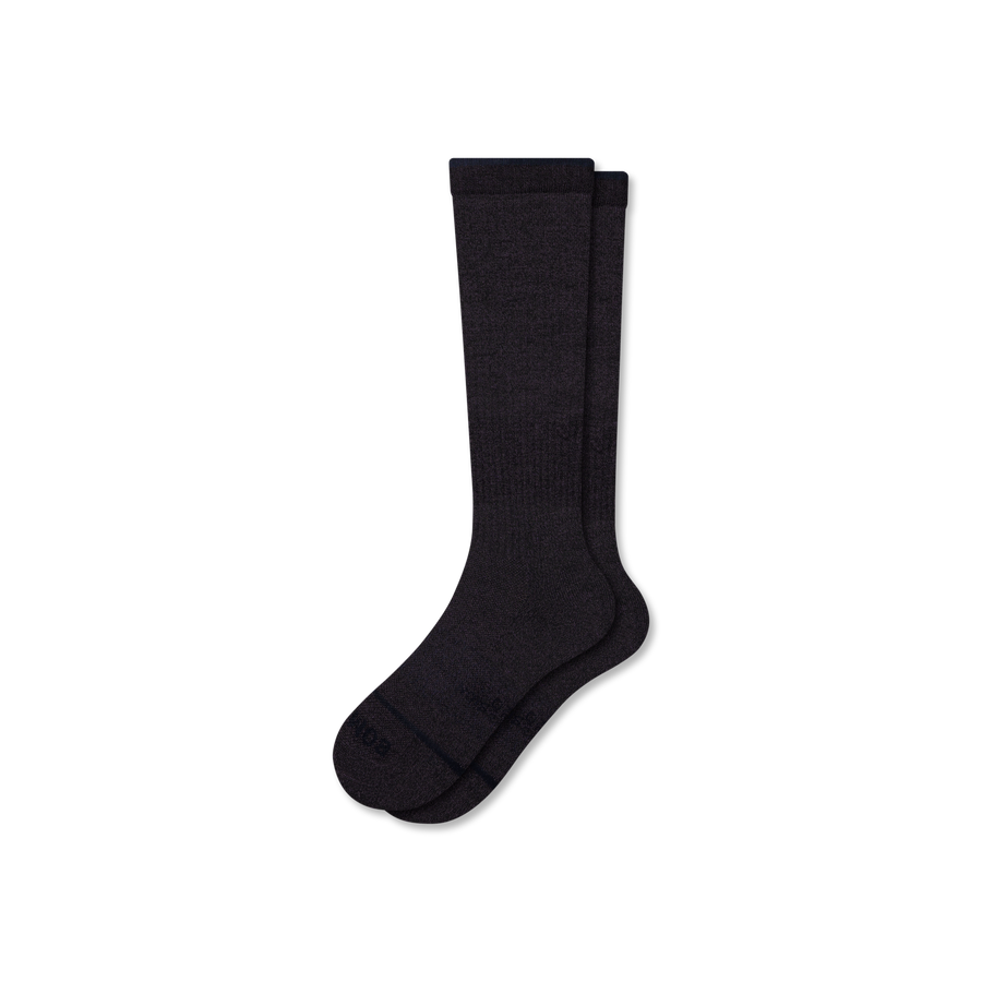 Women's Merino Wool Blend Everyday Compression Knee High Socks (15-20mmHg) - Flex Run Relief