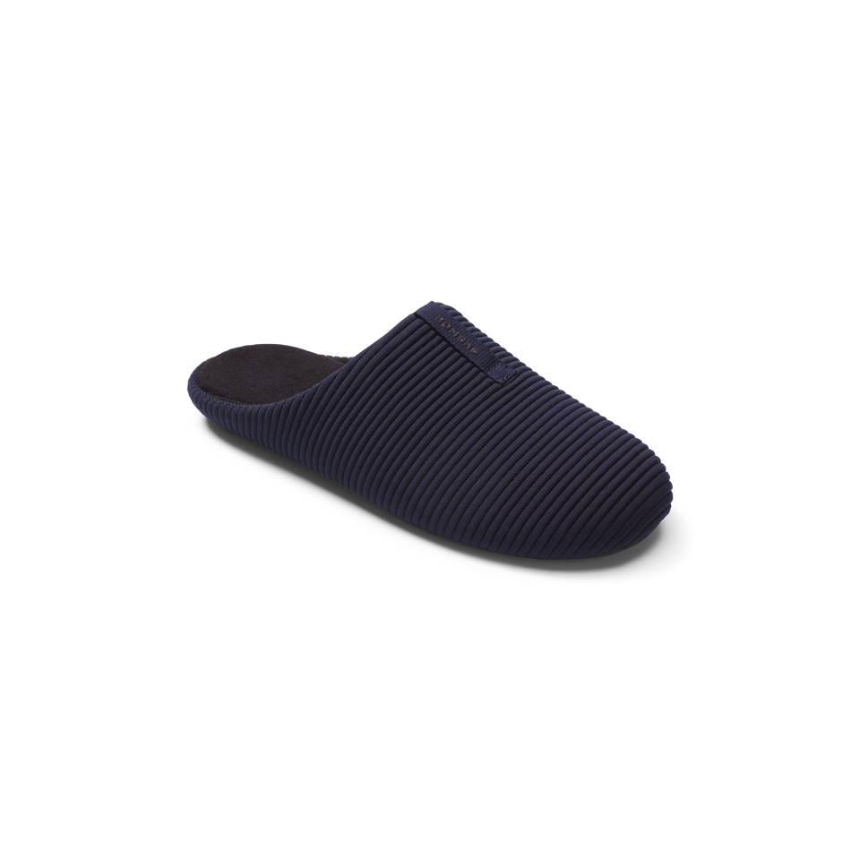 Men's Knit House Slipper - Midnight Navy L2 [9895]