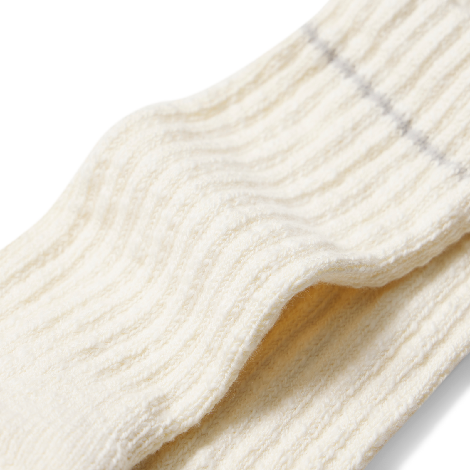 Chunky Ragg Calf Socks - Ivory Detail [9937]