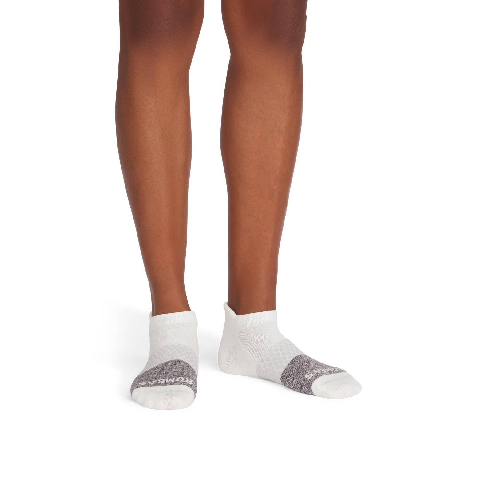 Tri-Block Ankle Sock - soft white charcoal WO1 [9965]