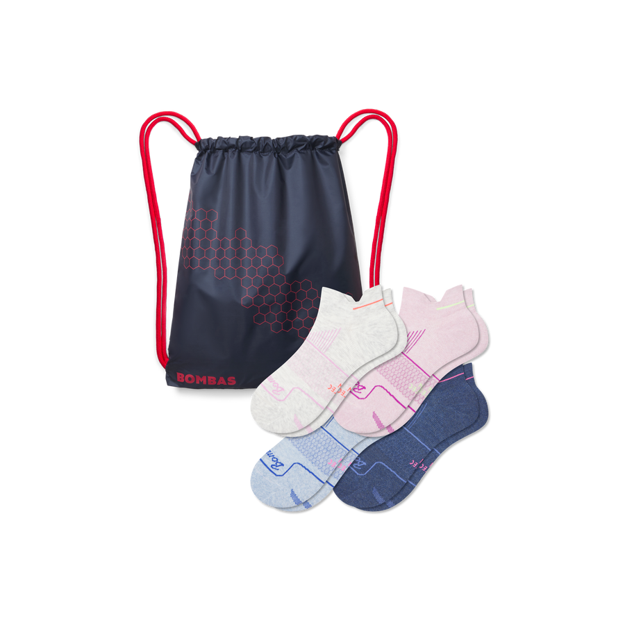 Women's Run Ankle Sock 4-Pack Gift Bag - Weekend Stash