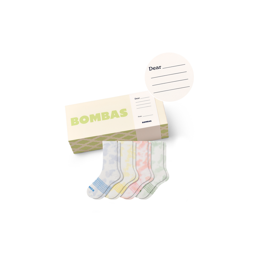 Youth Celebration Calf Sock 4-Pack Gift Box - Easy Wrap