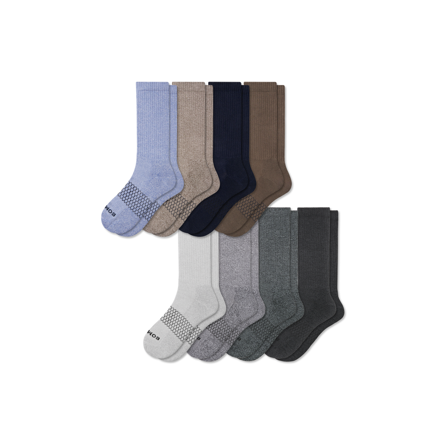 Men's Marl Calf Sock 8-Pack - Trail Shift Rotation