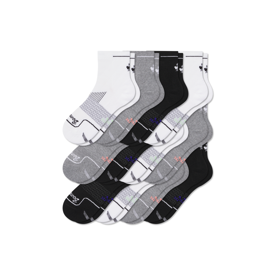 Men's Run Quarter Sock 12-Pack - Cushion Trail Wear