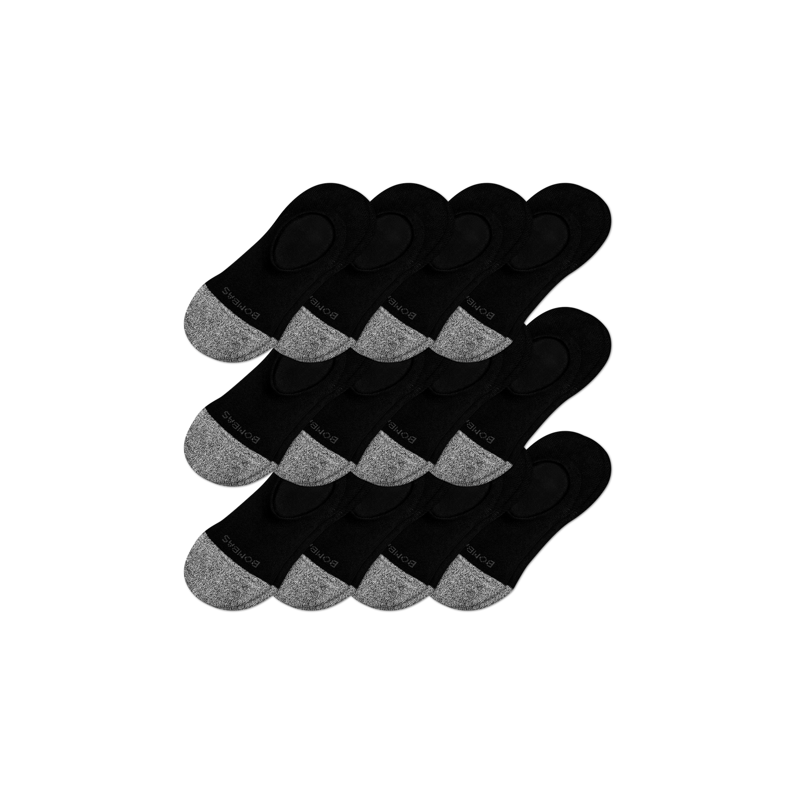 Men's Cushioned No Show Sock 12-Pack - black - 5