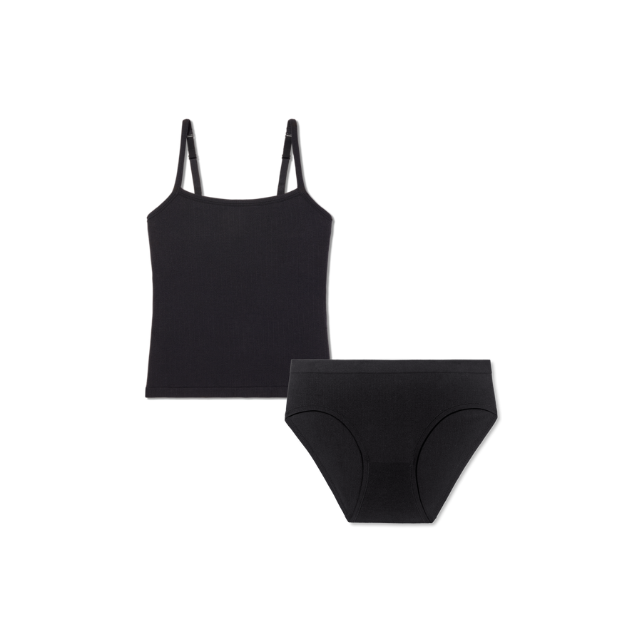 Women's Built-In Bra Seamless Cami + Brief Pack - Classic Comfort Shape