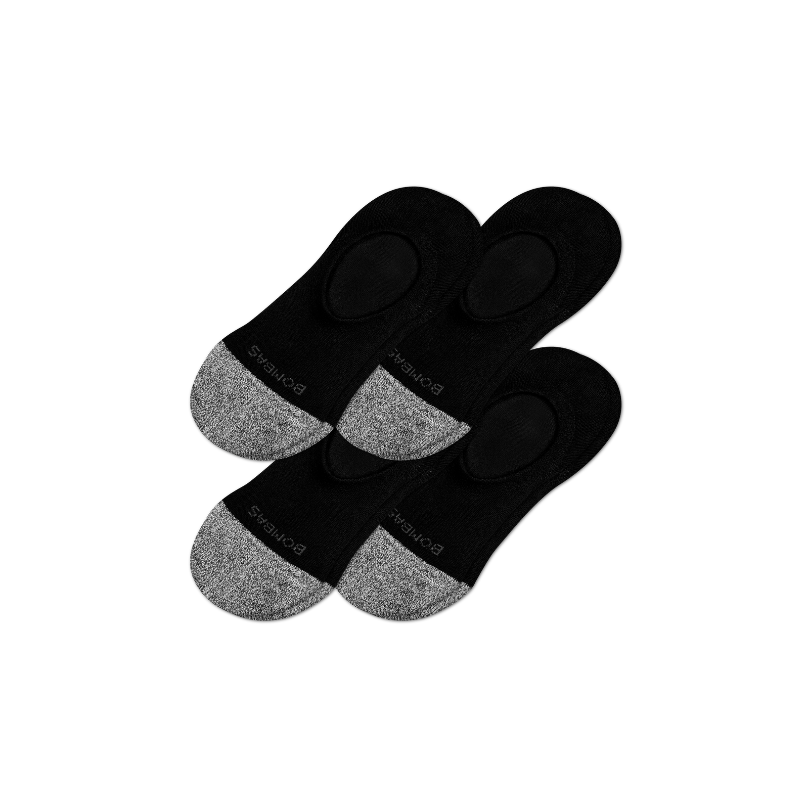 Men's Cushioned No Show Sock 4-Pack - black - 3