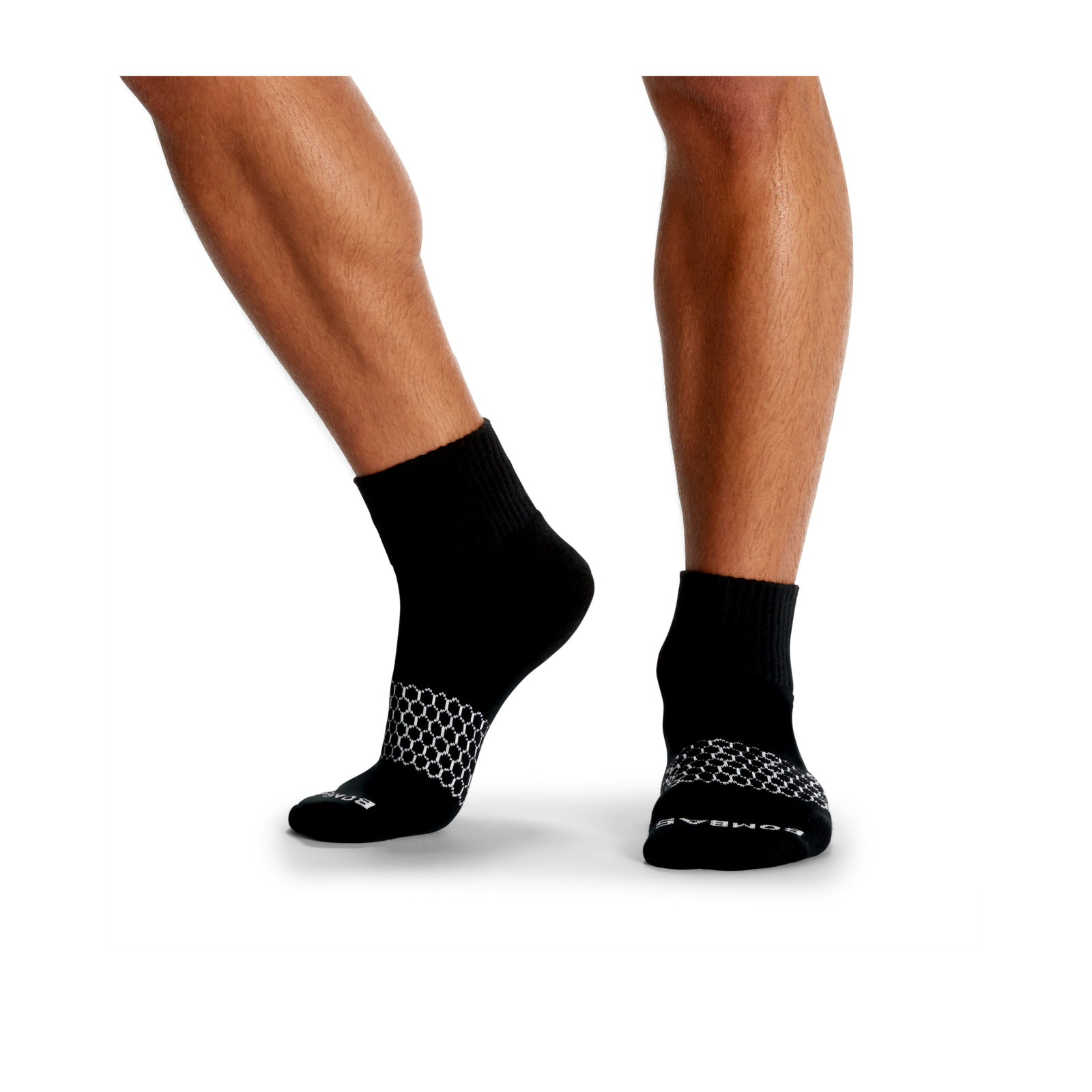 Men's Quarter Sock 8-Pack - black - 7