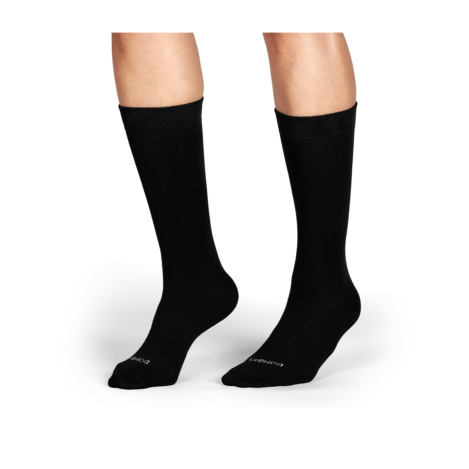 Women's Lightweight Calf Socks - black - 10