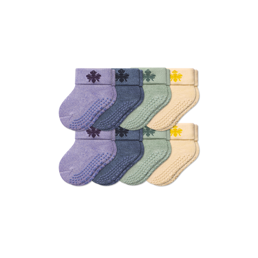 Baby Gripper Sock 8-Pack (6-12 Months) - Fresh Shift Pair