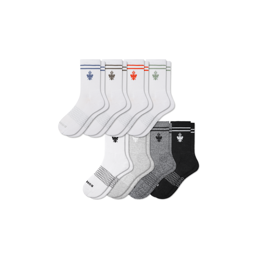 Men's Originals Half Calf Sock 8-Pack - Classic Weekend Cushion