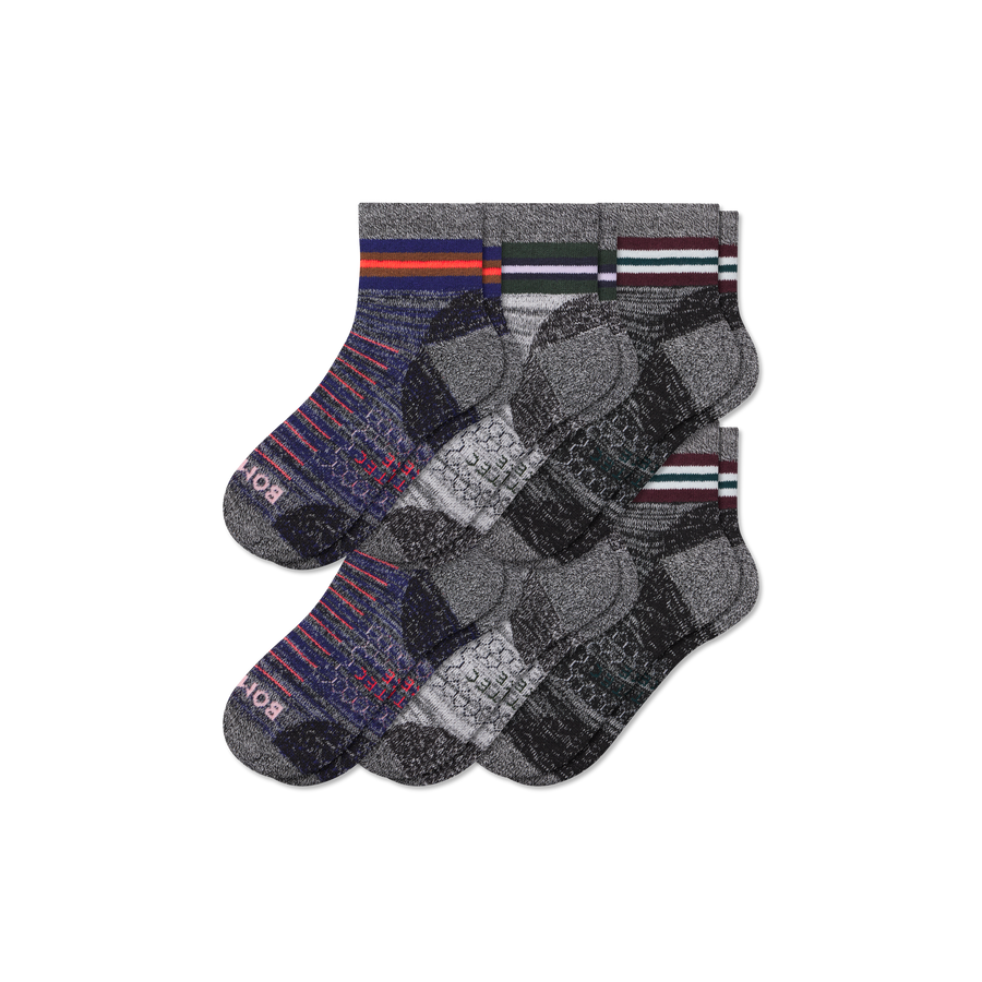 Men's Hiking Quarter Sock 6-Pack - Comfort Everyday Move