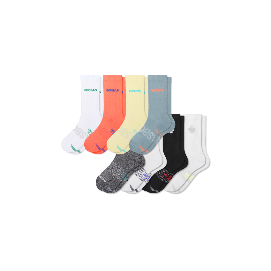 Youth All Sport Calf Sock 8-Pack - Light Recovery Comfort