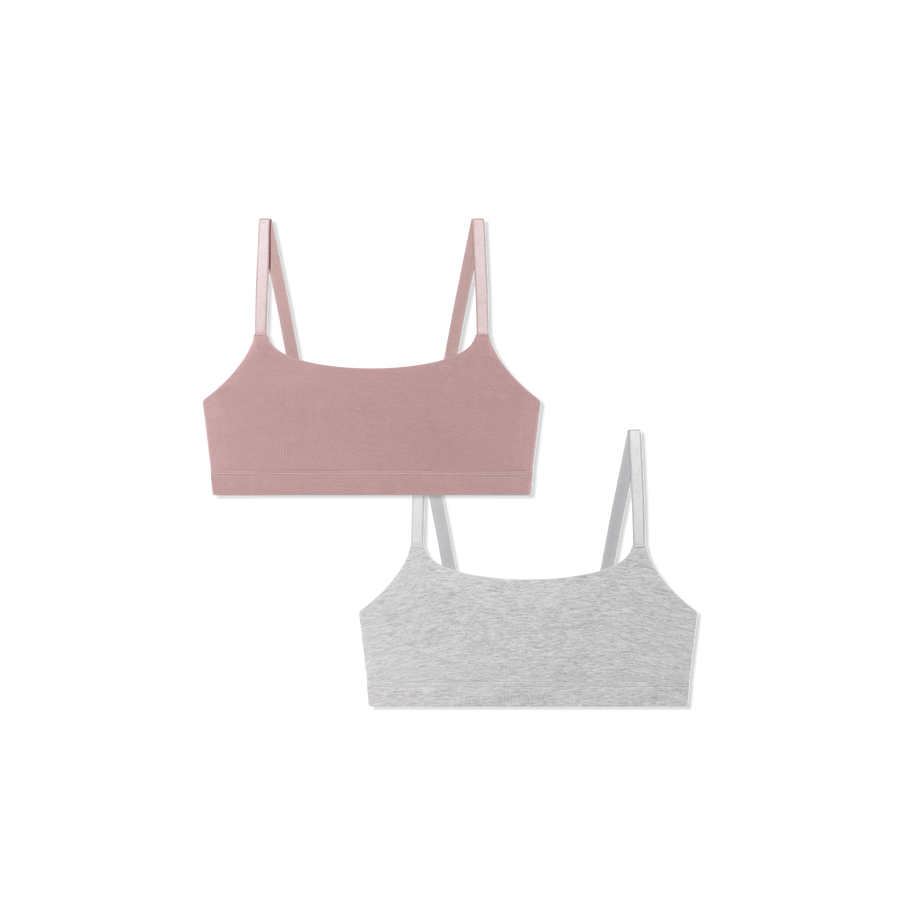 Women’s Super Soft Scoop Bralette 2-Pack - Everyday Support
