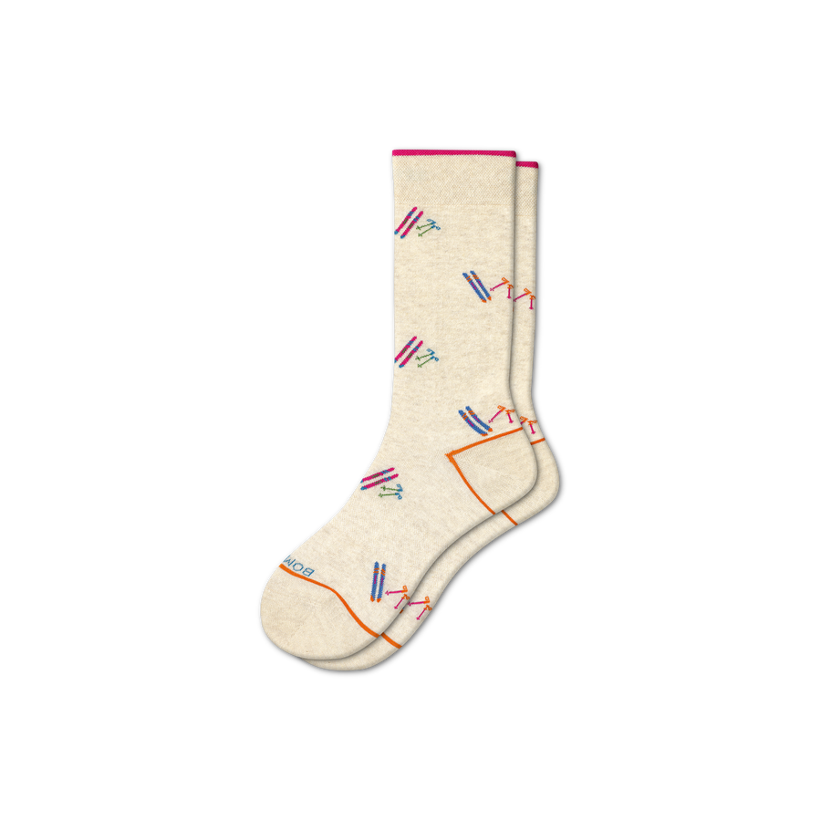 Women's Lightweight Chalet Calf Socks - Weekend Court Cushion