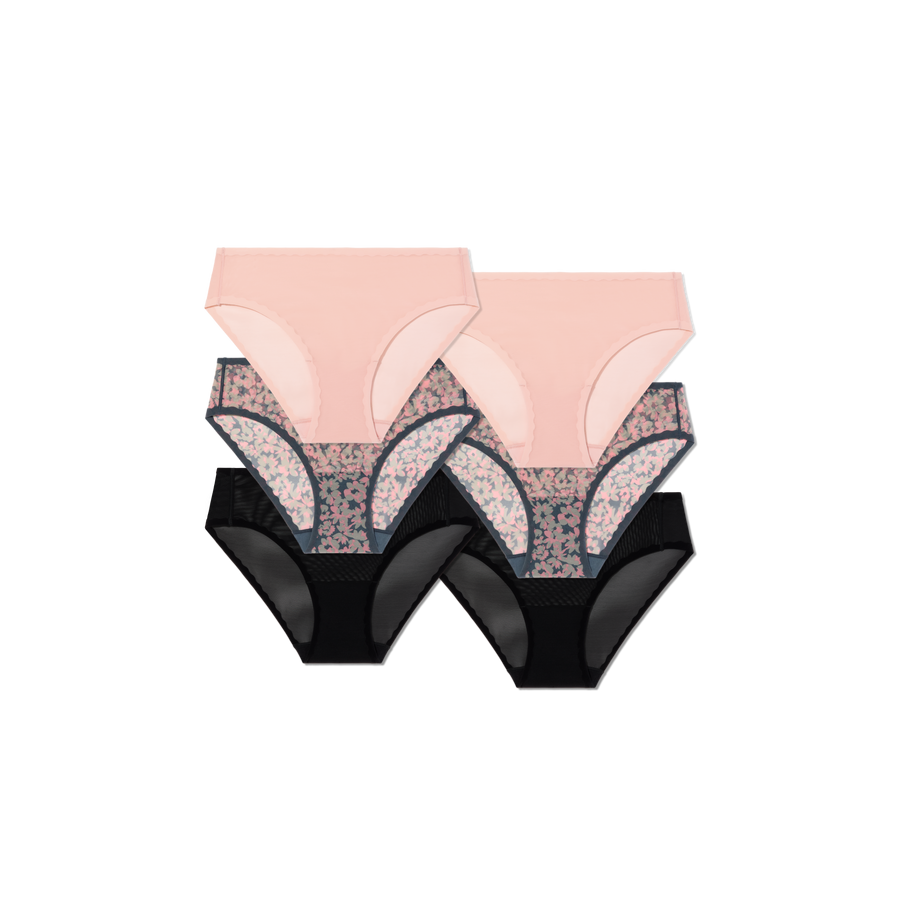 Women’s SoftMesh Brief 6-Pack - Seamless Flex Layer