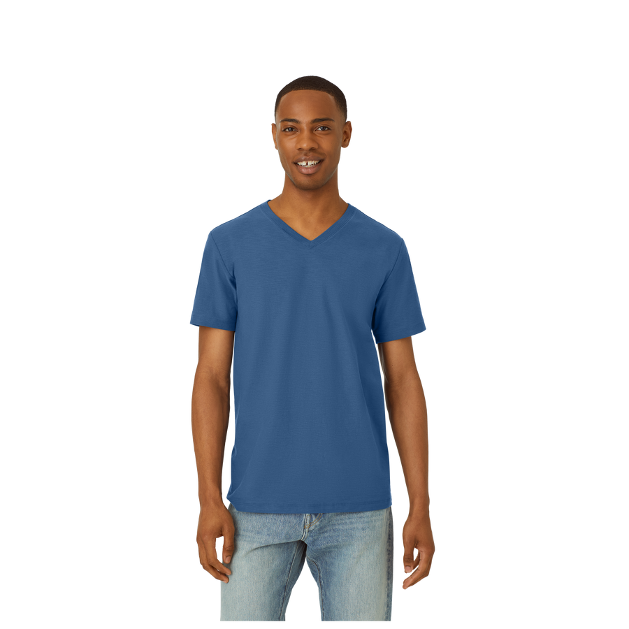 Men's Air Slub V-Neck T-Shirt - Modern Weekend Ready