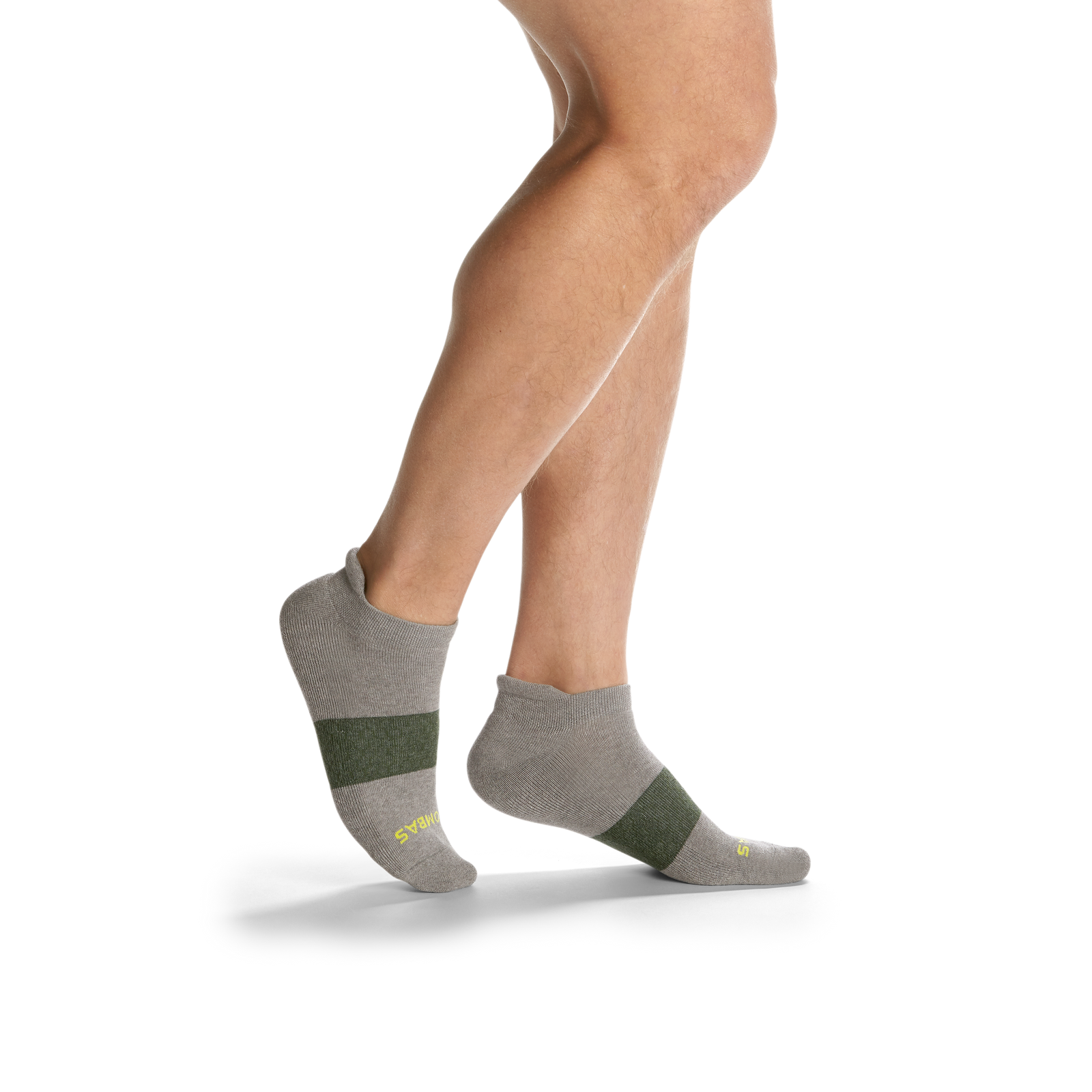 Men's Kind Knit Ankle Sock 4-Pack - grey-camel-mix - 3