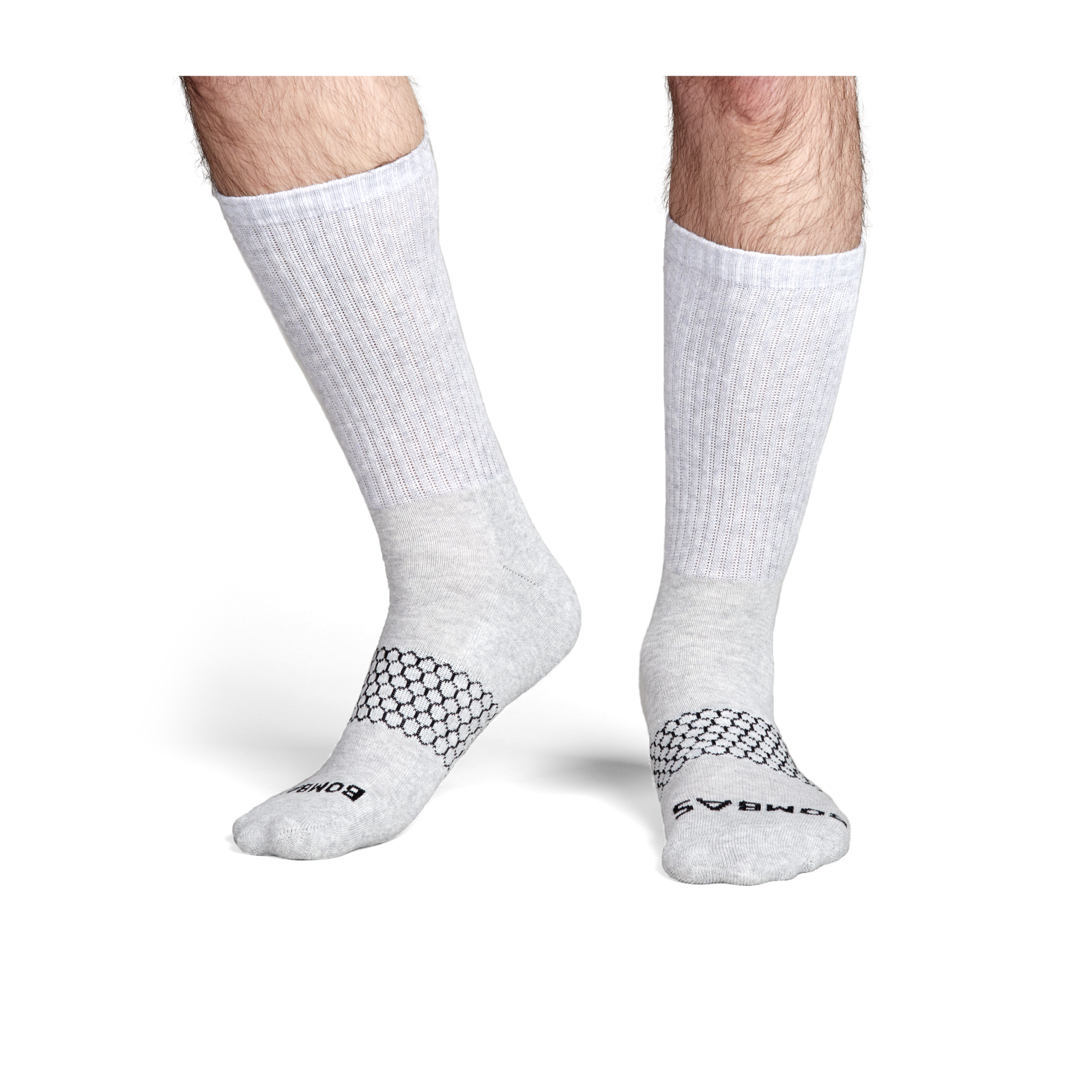 Men's Solids Calf Sock - grey - 14