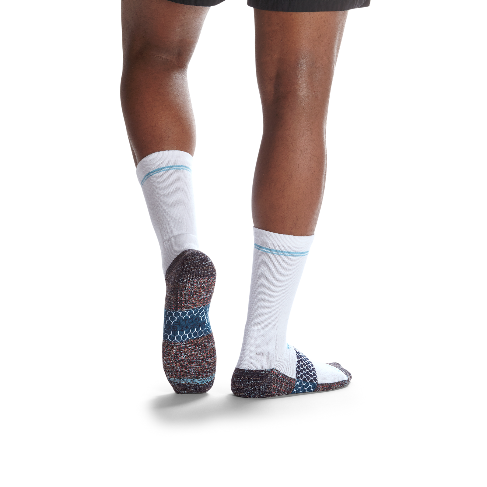 Men's Golf Calf Sock 3-Pack - grove-wine-mix - 54